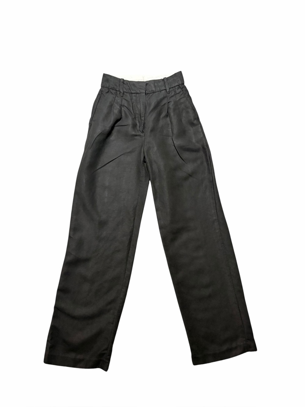 Aritzia Wilfred The Effortless Pant Wide Leg Black Size 0